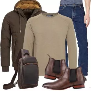 Winter Outfits Komplette Outfit für Herren