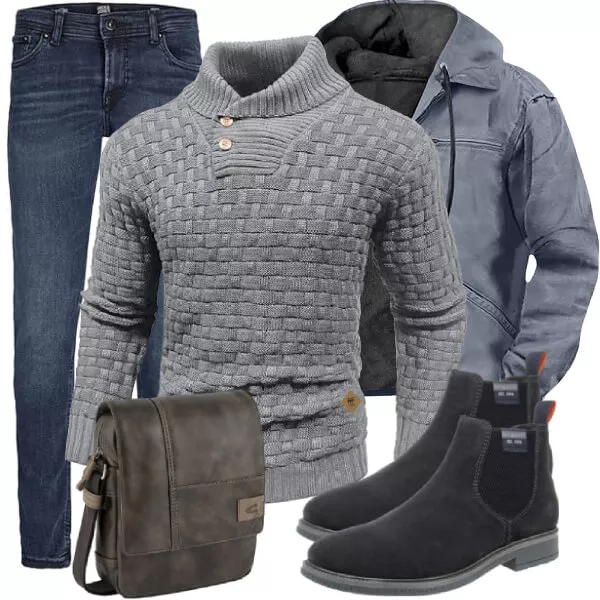 Winter Outfits Moderner Winter-Look Outfit