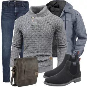 Winter Outfits Moderner Winter-Look Outfit