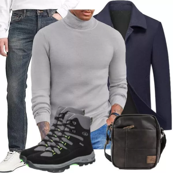 Winter Outfits Herren Komplette Outfit