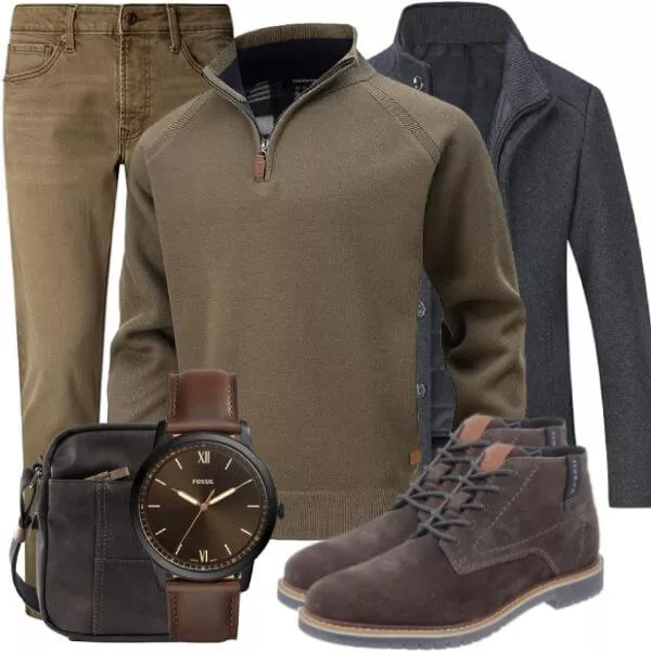 Winter Outfits Komplette Outfit für Herren
