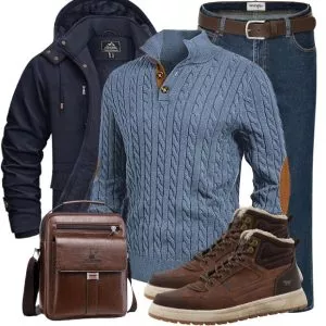 Winter Outfits Herren Komplette Outfit