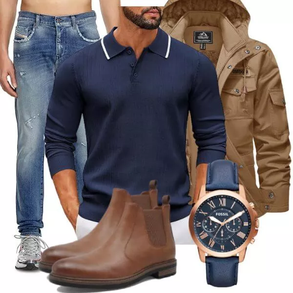 Casual Outfits Herren Komplette Outfit