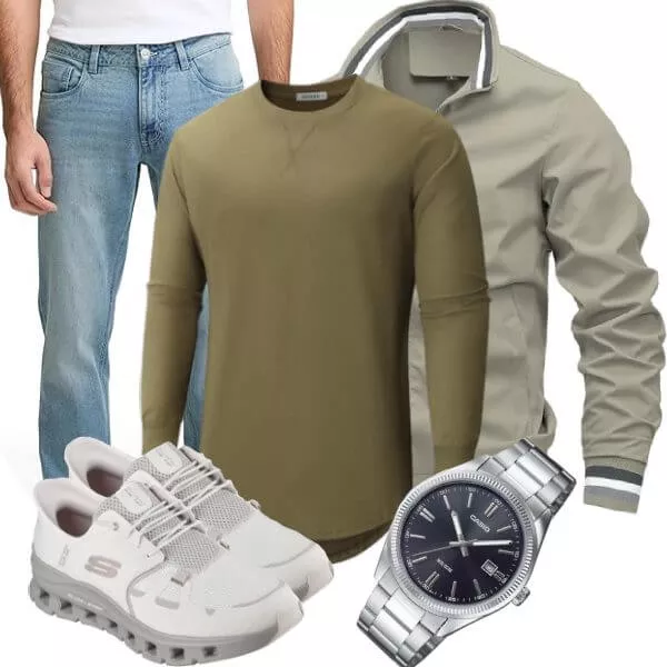 Frühlings Outfits Komplette Outfit für Herren