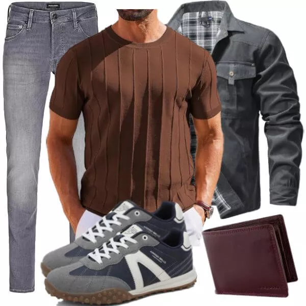 Casual Outfits Herren Komplette Outfit