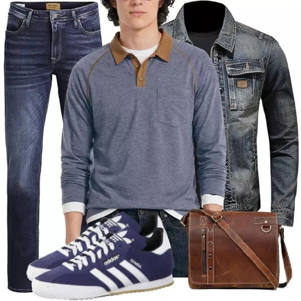 Frühlings Outfits Herren Outfit Frühling modern kombinieren