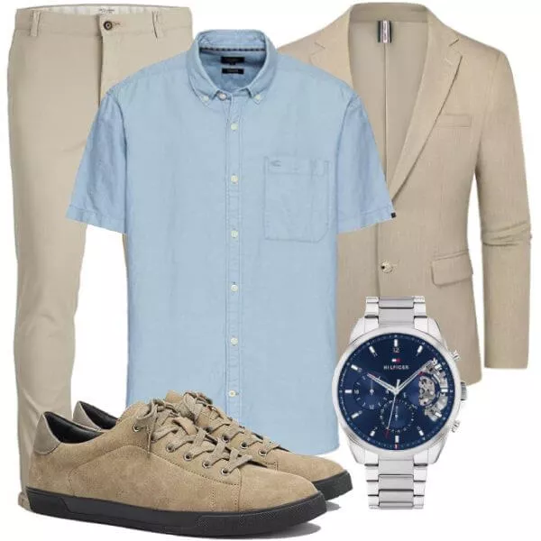 Business Outfits Elegante Herren Outfits Sommer leicht