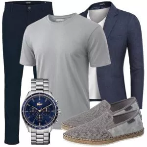 Business Outfits Herren Sommer Outfit casual minimalistisch