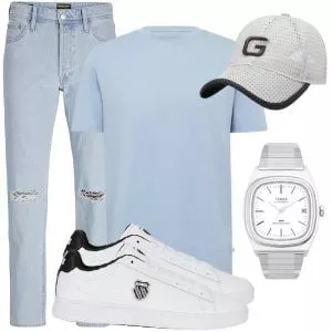 Sommer Outfits Sommermode Herren moderne City Outfits