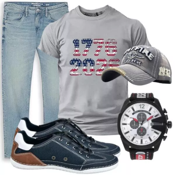 Sommer Outfits Leichter Herren Look Sommer trendig kombinieren