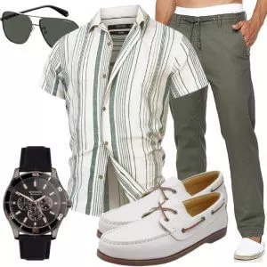 Sommer Outfits Männer Sommer Outfit mit cleaner Ästhetik