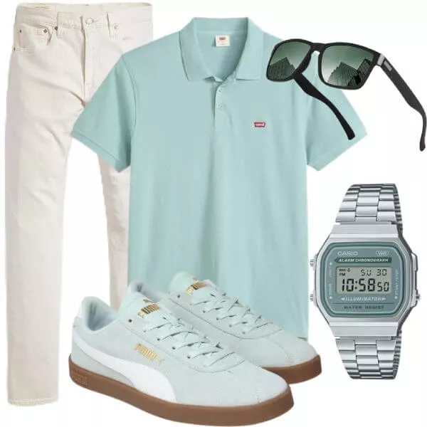 Sommer Outfits Sommer Looks Herren stilvoll interpretiert