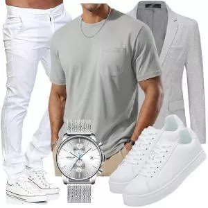 Business Outfits Sommer Outfits Herren elegant kombiniert