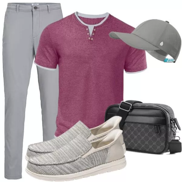 Sommer Outfits Moderne Herrenmode Sommer mit Struktur