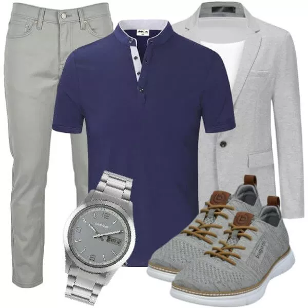 Business Outfits Männer Outfit Sommer stilvoll und bequem