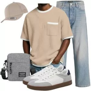 Casual Outfits Coastal Style Herren Sommer