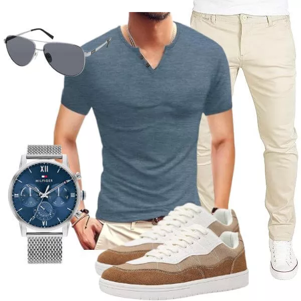 Sommer Outfits Herren Sommer Outfit für stilvolle Reisen