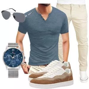 Sommer Outfits Herren Sommer Outfit für stilvolle Reisen