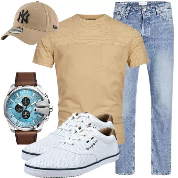 Sommer Outfits Männer Sommerlook Riviera Chic