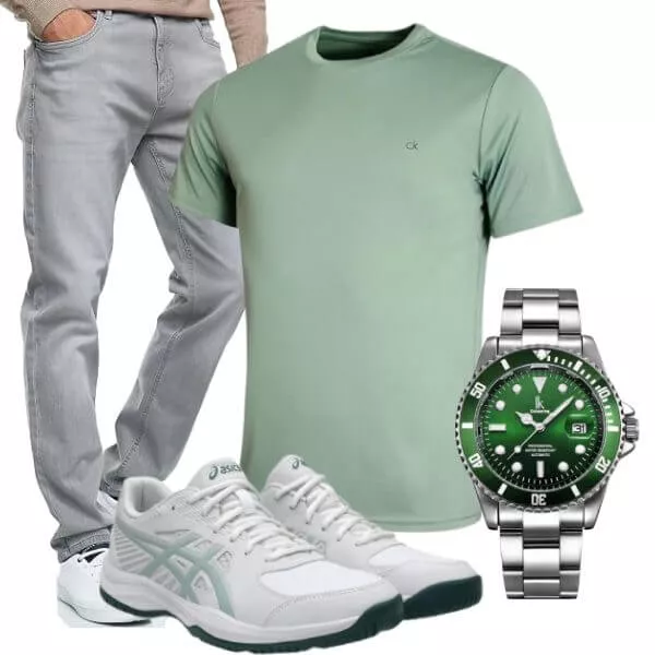Sommer Outfits Modernes Urban Summer Outfit für Herren