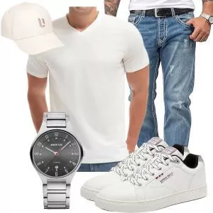 Casual Outfits Minimalistisches Herren Outfit Sommer