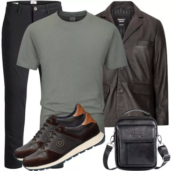 Business Outfits Smart Luxury Herren Herbst