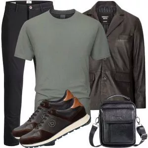 Business Outfits Smart Luxury Herren Herbst