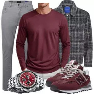 Casual Outfits European Herbst Style Herren
