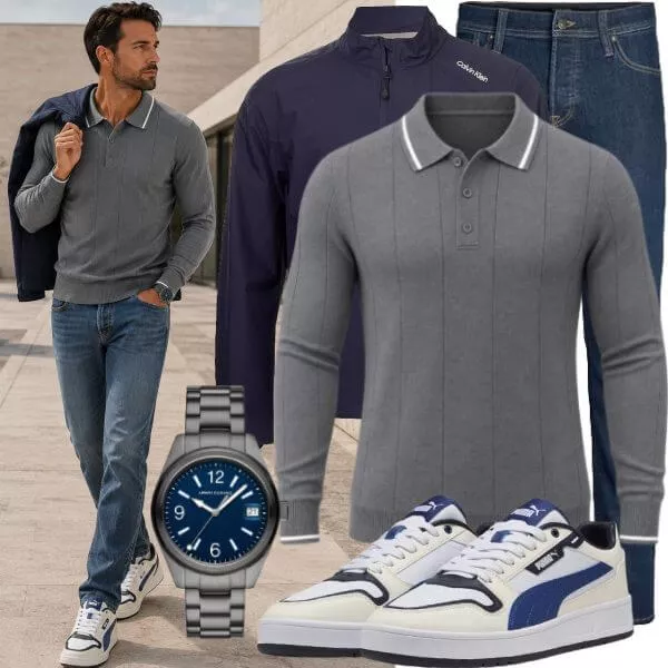 Herbst Outfits Moderne Herren Herbstmode
