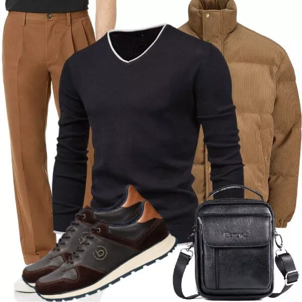 Herbst Outfits Herren Outfit Herbst mit jacken und Hosen