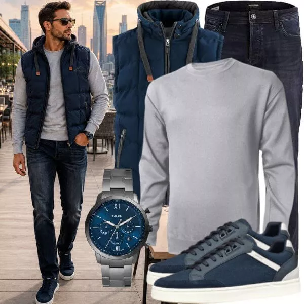 Casual Outfits Herbst Style Herren in Erdtönen