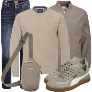 Casual Outfits Minimalistisches Herbst Outfit Herren