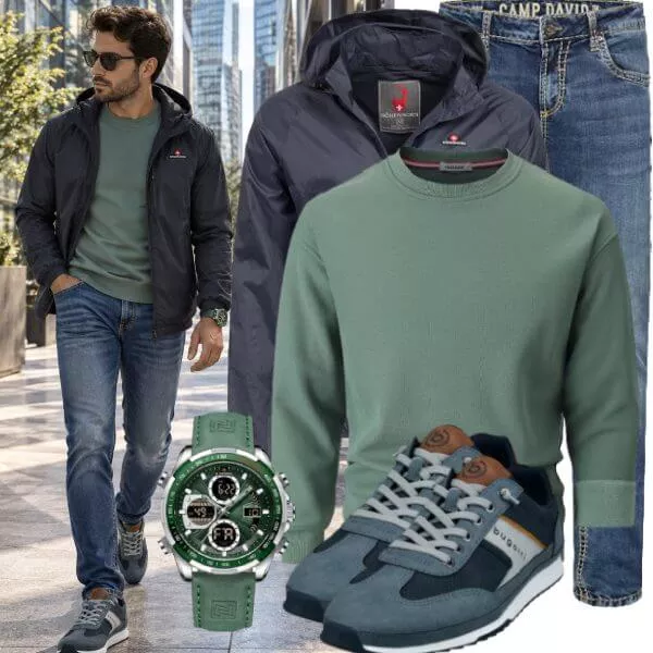 Herbst Outfits Ton in Ton Herbst Outfit Herren