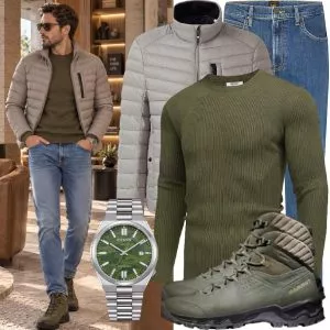 Casual Outfits Herbst Outfit Herren mit Lederboots