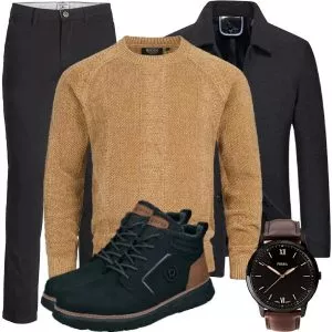 Business Outfits Italienischer Herbst Style Herren