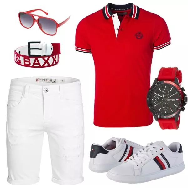 Sommer Outfits Casual Rot Outfit