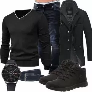 Casual Outfits Warmes Winteroutfit
