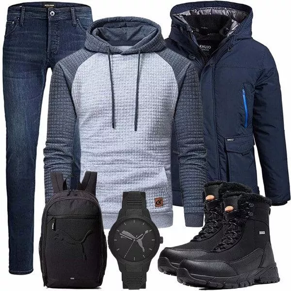Casual Outfits Warmes Winteroutfit
