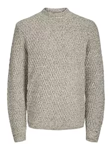 JACK & JONES Pullover & Strickmode JACK & JONES Male Strickpullover Einfarbig Strickpullover