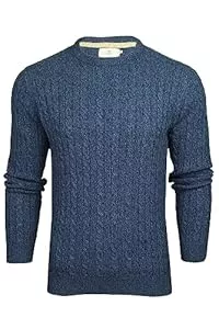 Xact Pullover & Strickmode Xact Herren Pullover mit Zopfmuster, nachhaltiger Baumwollanteil