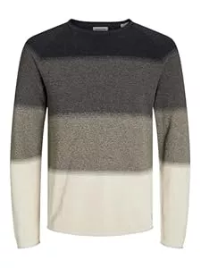 JACK & JONES Pullover & Strickmode JACK & JONES Male Strickpullover Einfarbig Strickpullover