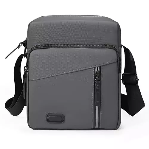 Wasarmir Taschen & Rucksäcke Wasarmir Umhängetasche Herren, Wasserdichte Schultertasche Herrentasche Zum Umhängen, Klein Handytasche Crossbody Bag Seitentasche Kuriertasche Männer Tasche für Tägliches