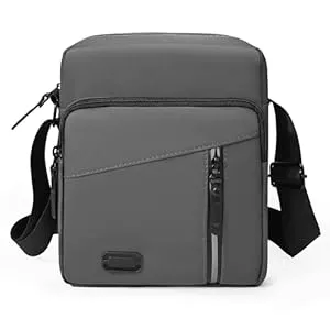 Wasarmir Taschen & Rucksäcke Wasarmir Umhängetasche Herren, Wasserdichte Schultertasche Herrentasche Zum Umhängen, Klein Handytasche Crossbody Bag Seitentasche Kuriertasche Männer Tasche für Tägliches