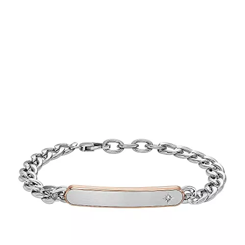 Fossil Schmuck FOSSIL Herren-Gliederarmband Bold Chains Edelstahl