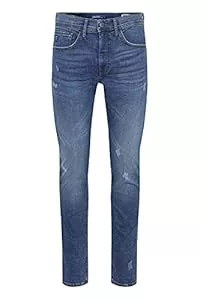 b BLEND Jeans Blend BHEdgar Herren Jeans Hose Denim mit Stretch und Used-Look Slim Fit