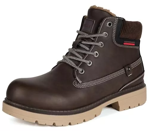 Gaatpot Stiefel Unisex Winterstiefel Warm Winterschuhe Gefütterte Stiefeletten Wasserdicht Boots Gr.36-47