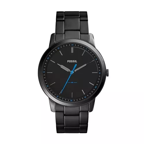 Fossil Uhren Fossil Minimalist Uhr für Herren, Quarzwerk mit Edelstahl- oder Lederarmband