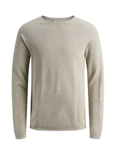 JACK &amp; JONES Pullover & Strickmode JACK &amp; JONES Herren Strickpullover | Rundhals Basic Langarm Sweater | Baumwolle Shirt JJEHILL