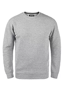 Indicode Pullover & Strickmode Indicode IDBronn Herren Sweatshirt Pullover Pulli mit Rundhalsausschnitt