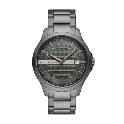 Armani Exchange Uhren Armani Exchange Herren Analog Quarz Uhr mit Edelstahl Armband AX2455